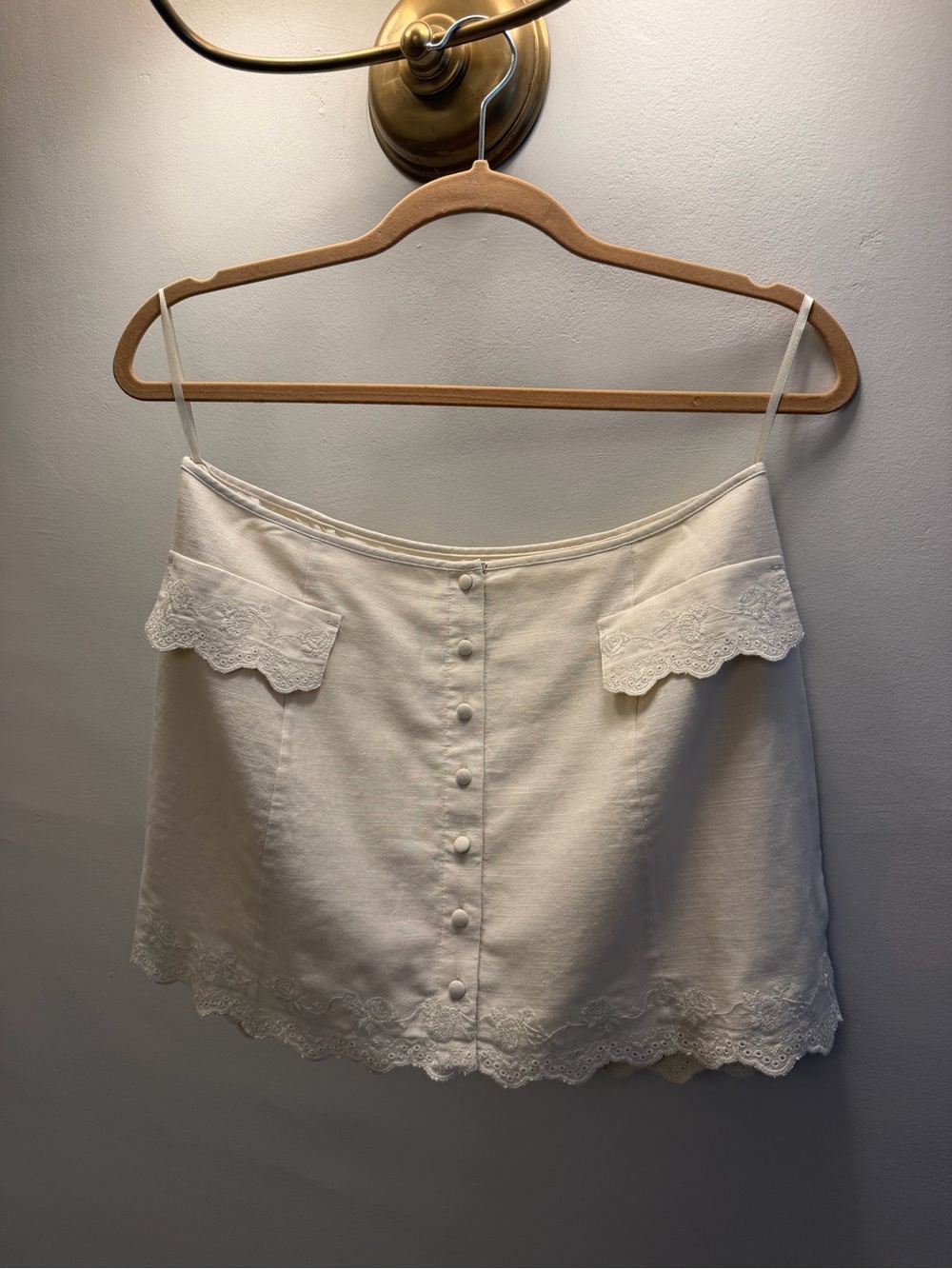 Mirror Palais Dorothy Skirt in Leite White Size M - Picture 2 of 7